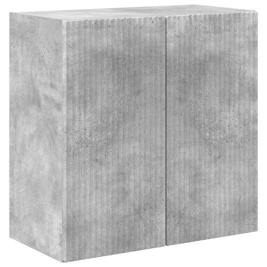 TV Wall Cabinet 59.5 x 31 x 60 cm Concrete Grey Engineered Wood