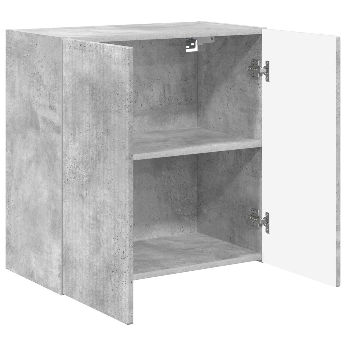TV Wall Cabinet 59.5 x 31 x 60 cm Concrete Grey Engineered Wood