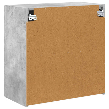 TV Wall Cabinet 59.5 x 31 x 60 cm Concrete Grey Engineered Wood