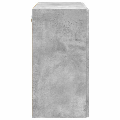 TV Wall Cabinet 59.5 x 31 x 60 cm Concrete Grey Engineered Wood