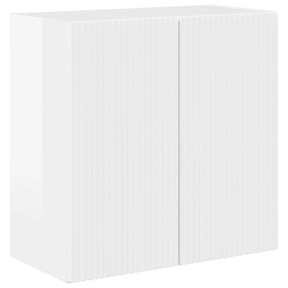 TV Wall Cabinet 59.5 x 31 x 60 cm High Gloss White