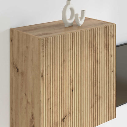 TV Wall Cabinet 59.5 x 31 x 60 cm Artisan Oak Engineered Wood
