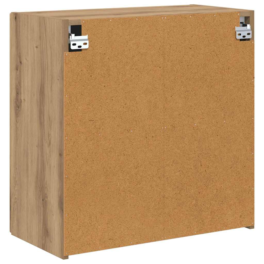 TV Wall Cabinet Artisan Oak 59.5 x 31 x 60 cm Engineered Wood