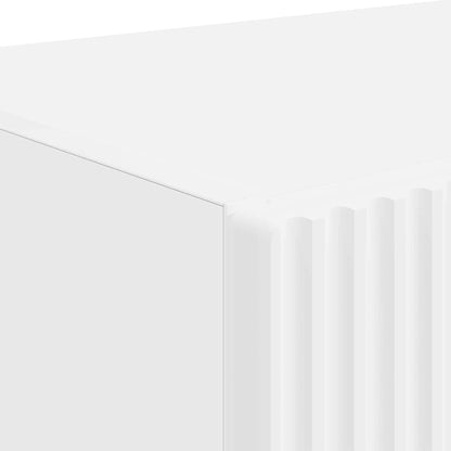 TV Wall Cabinet White 59.5 x 31 x 80 cm Engineered Wood