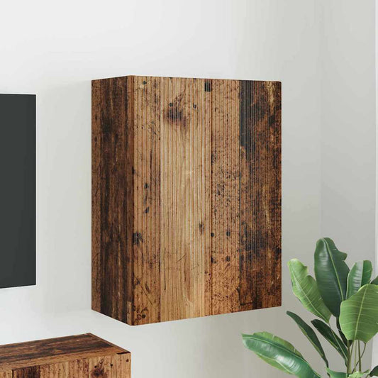TV Wall Cabinet 59.5 x 31 x 80 cm Old Wood Engineered Wood