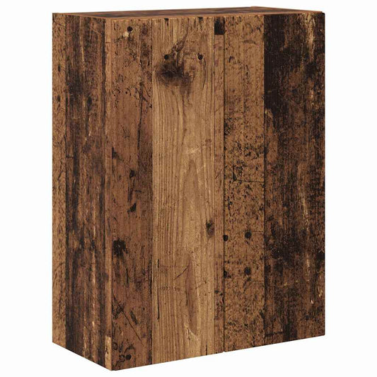TV Wall Cabinet 59.5 x 31 x 80 cm Old Wood Engineered Wood