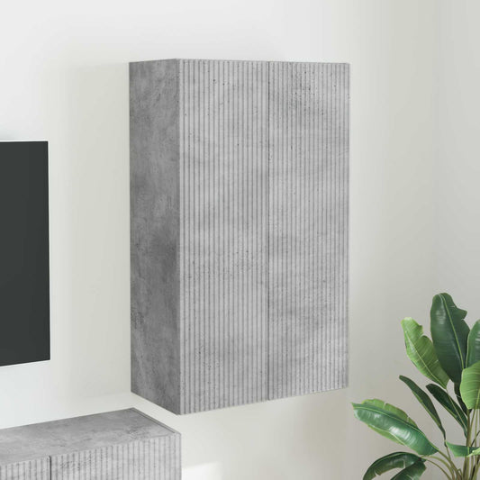 TV Wall Cabinet 59.5 x 31 x 100 cm Concrete Grey