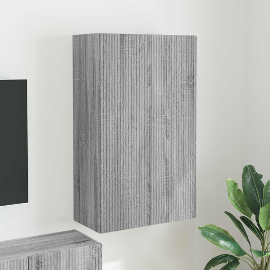 TV Wall Cabinet 59.5 x 31 x 100 cm Grey Sonoma Engineered Wood