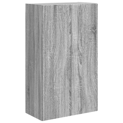 TV Wall Cabinet Grey Sonoma 59.5 x 31 x 100 cm Engineered Wood