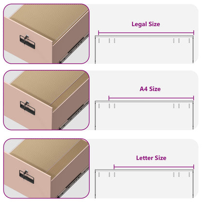 File Cabinet Pink 44 x 50 x 106.5 cm Cold-Rolled Steel