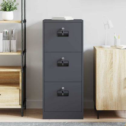 File Cabinet Anthracite 44 x 50 x 106.5 cm Cold-Rolled Steel