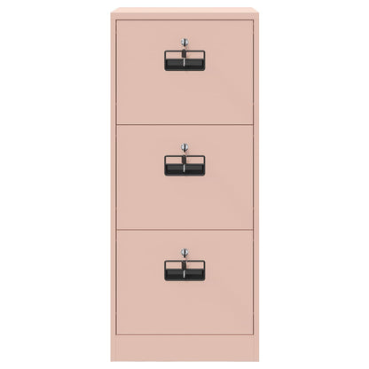 File Cabinet Pink 45.5 x 42 x 106.5 cm Cold-Rolled Steel