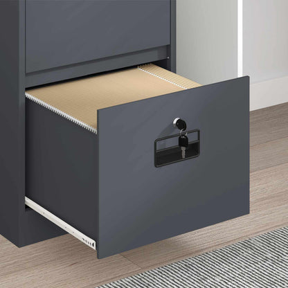 File Cabinet Anthracite 45.5 x 42 x 106.5 cm Cold-Rolled Steel
