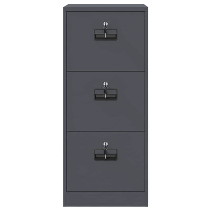 File Cabinet Anthracite 45.5 x 42 x 106.5 cm Cold-Rolled Steel