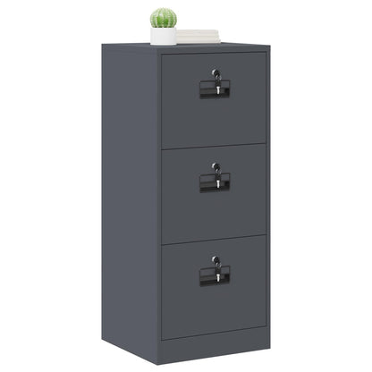 File Cabinet Anthracite 45.5 x 42 x 106.5 cm Cold-Rolled Steel