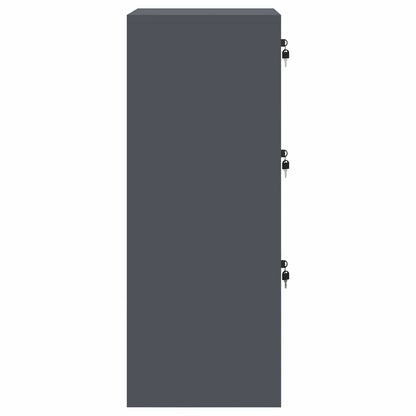 File Cabinet Anthracite 45.5 x 42 x 106.5 cm Cold-Rolled Steel