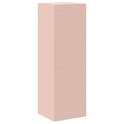 File Cabinet Pink 45.5 x 42 x 139 cm Cold-Rolled Steel