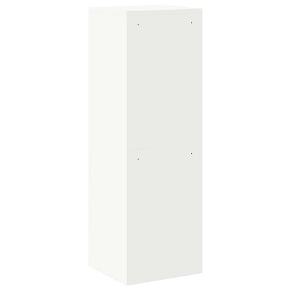 File Cabinet White 45.5 x 42 x 139 cm Cold-Rolled Steel