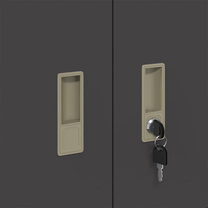 Storage Cabinet Black 90 x 40 x 40 cm Steel