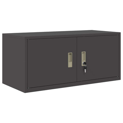 Storage Cabinet Black 90 x 40 x 40 cm Steel