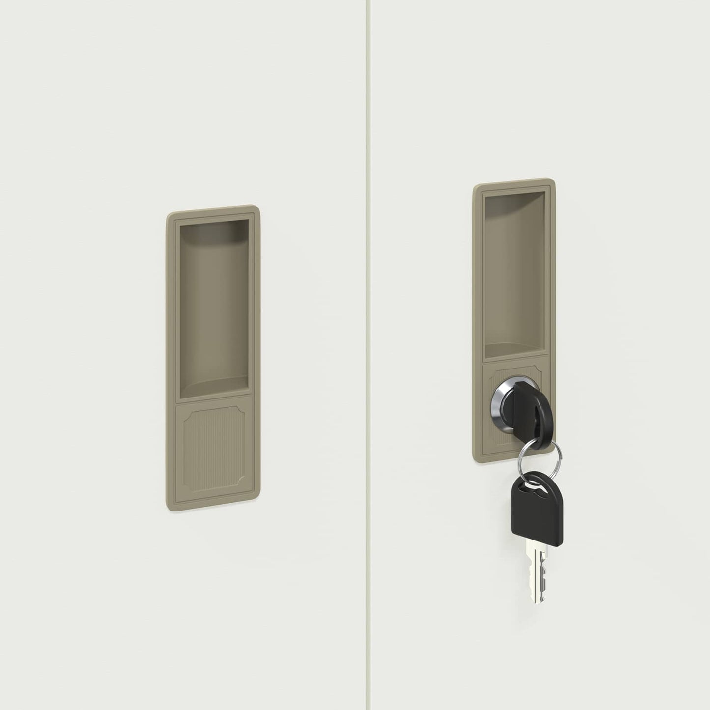 Storage Cabinet White 90 x 40 x 105 cm Steel