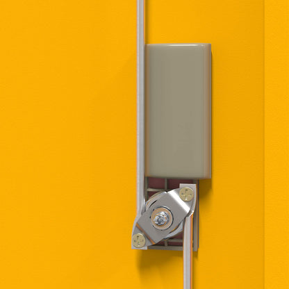 Storage Cabinet Mustard Yellow 80 x 40 x 40 cm Steel