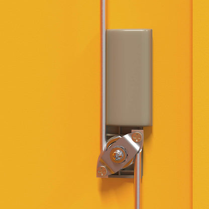 Storage Cabinet Mustard Yellow 60 x 40 x 70 cm Steel