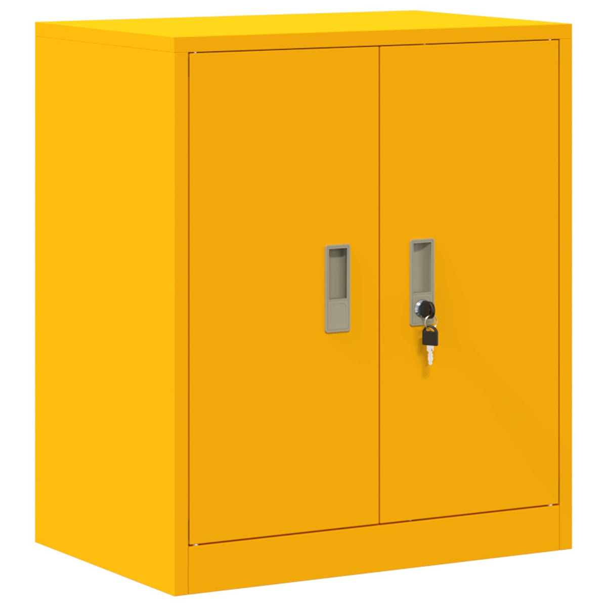 Storage Cabinet Mustard Yellow 60 x 40 x 70 cm Steel