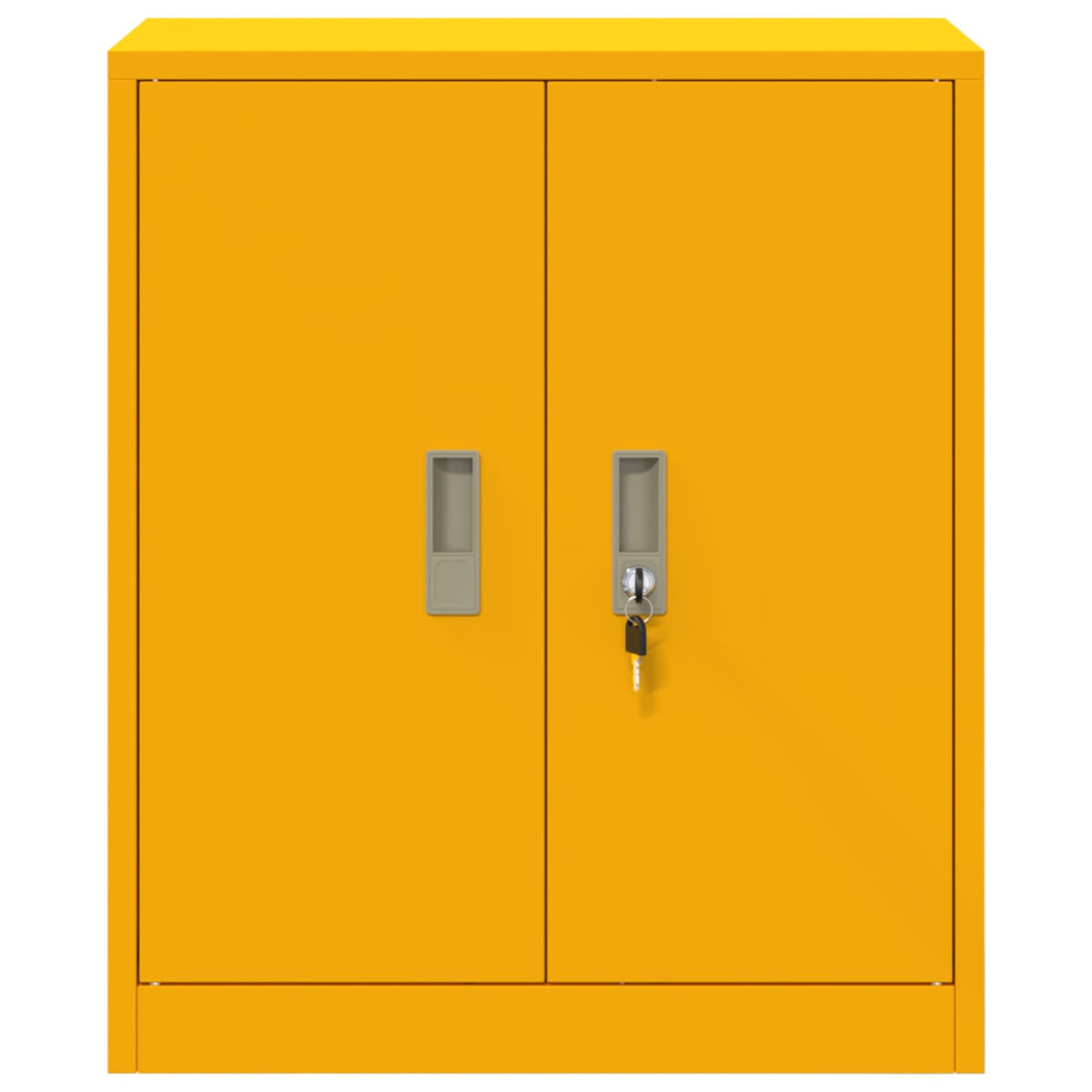 Storage Cabinet Mustard Yellow 60 x 40 x 70 cm Steel