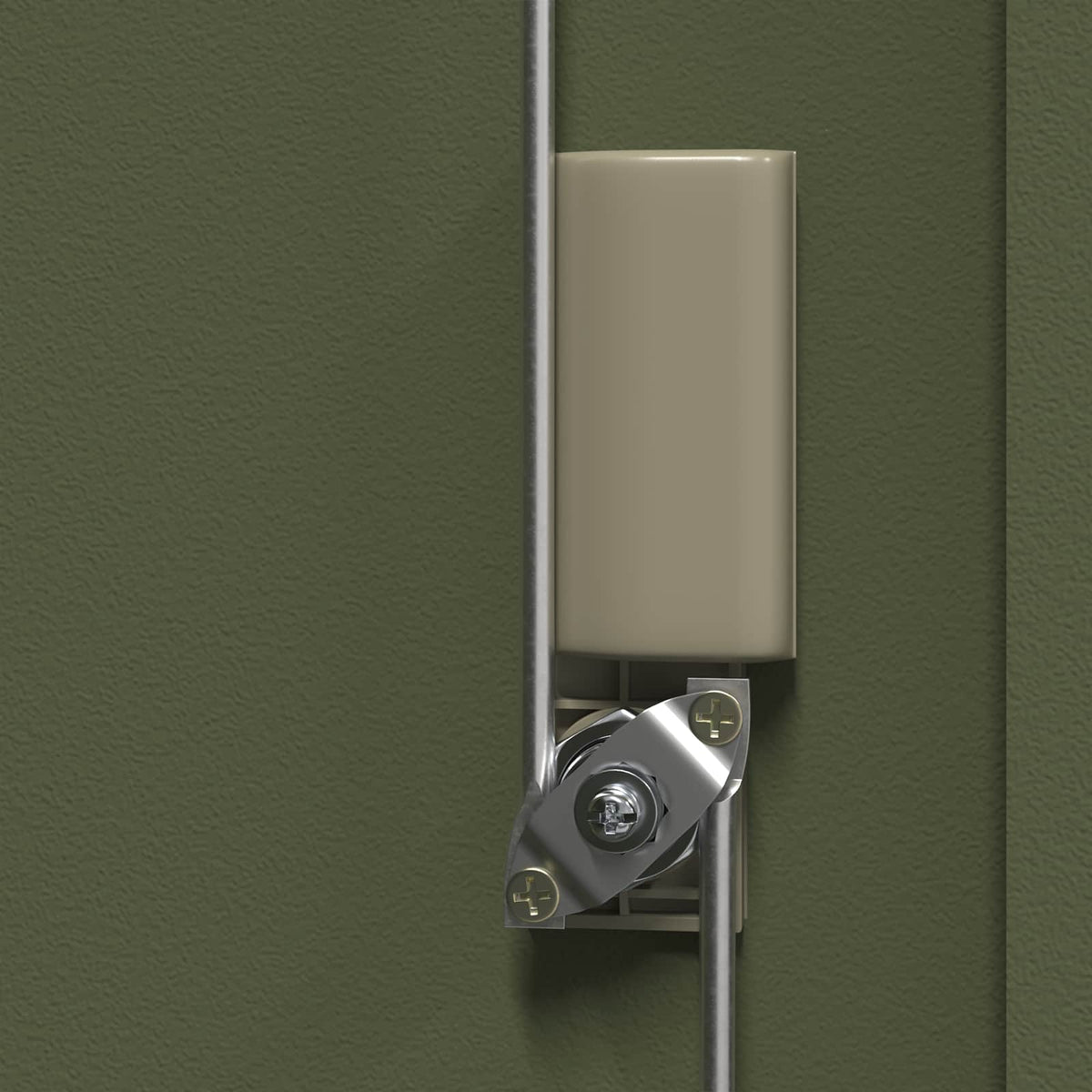 Storage Cabinet Olive Green 60 x 40 x 70 cm Steel