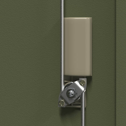 Storage Cabinet Olive Green 60 x 40 x 70 cm Steel