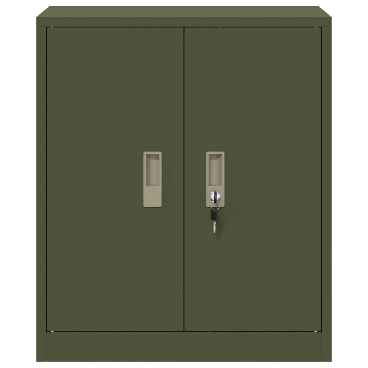 Storage Cabinet Olive Green 60 x 40 x 70 cm Steel