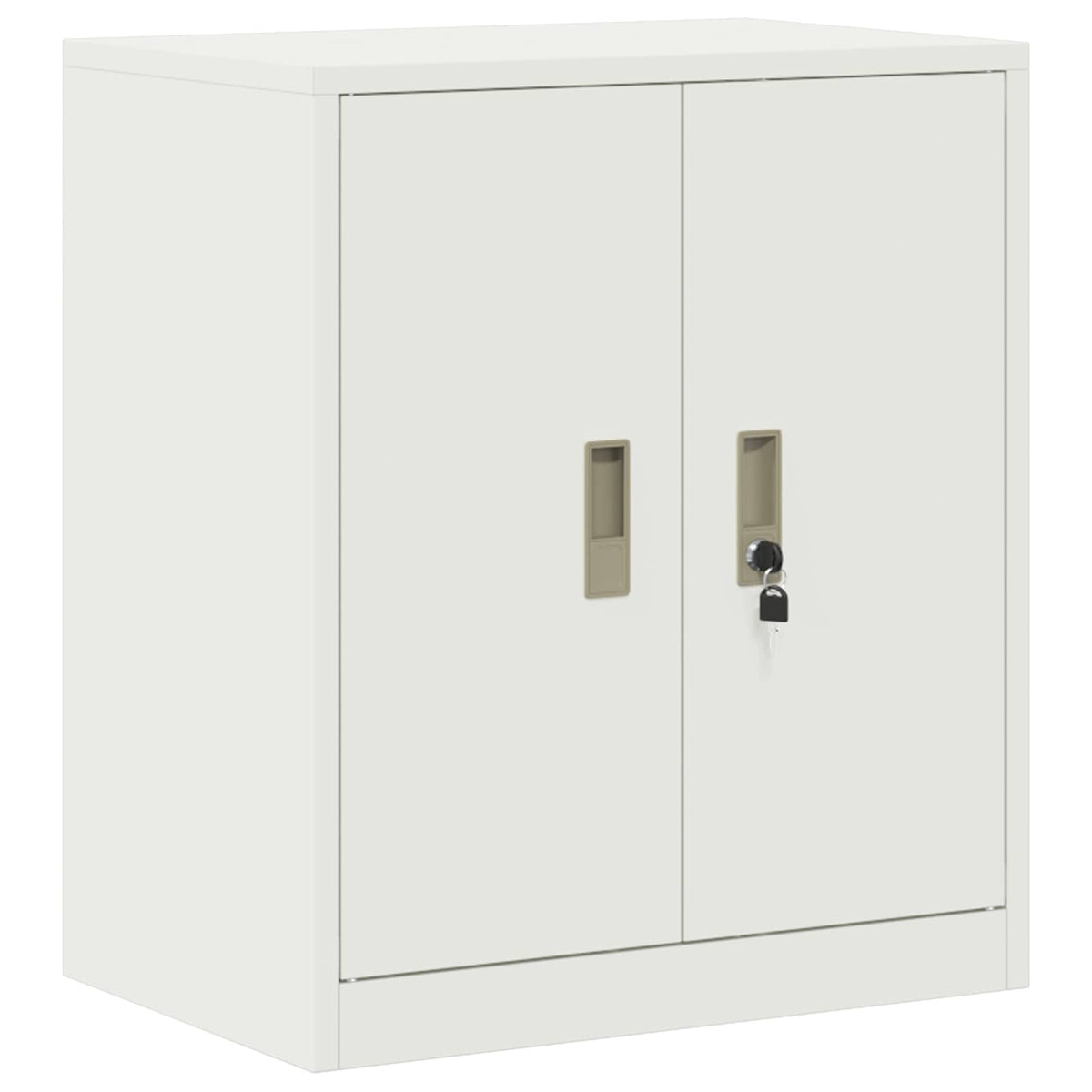 Storage Cabinet White 60 x 40 x 70 cm Steel