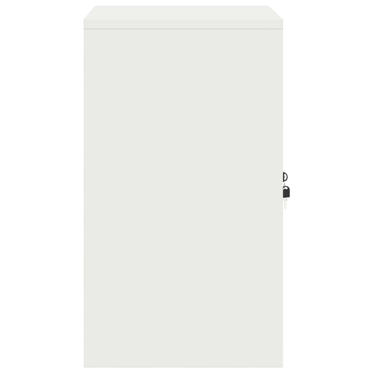 Storage Cabinet White 60 x 40 x 70 cm Steel