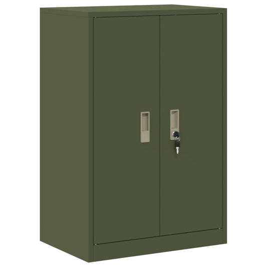 Storage Cabinet Olive Green 60 x 40 x 90 cm Steel