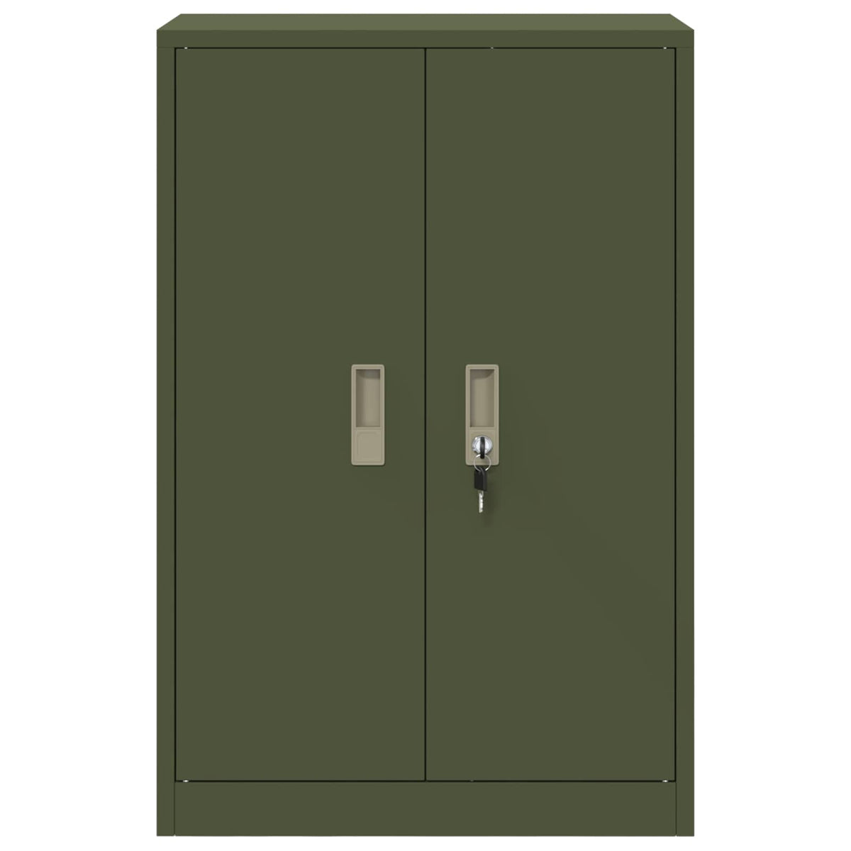 Storage Cabinet Olive Green 60 x 40 x 90 cm Steel