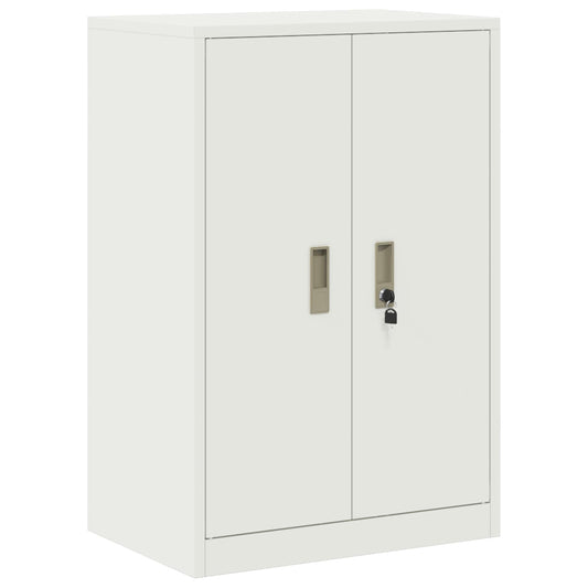 Storage Cabinet White 60 x 40 x 90 cm Steel