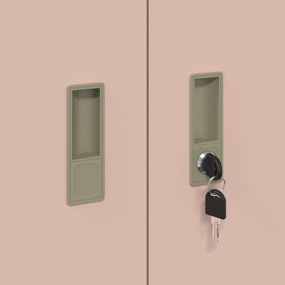 Storage Cabinet Pink 60 x 40 x 90 cm Steel