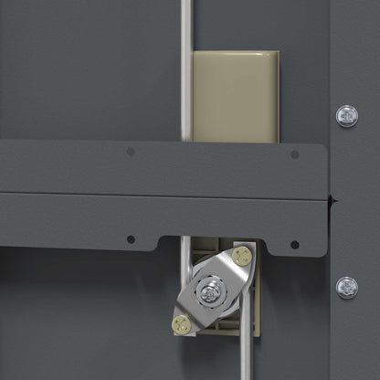 Storage Cabinet Anthracite 60 x 40 x 140 cm Steel