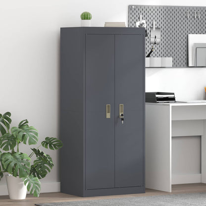 Storage Cabinet Anthracite 60 x 40 x 140 cm Steel