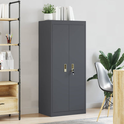 Storage Cabinet Anthracite 60 x 40 x 140 cm Steel
