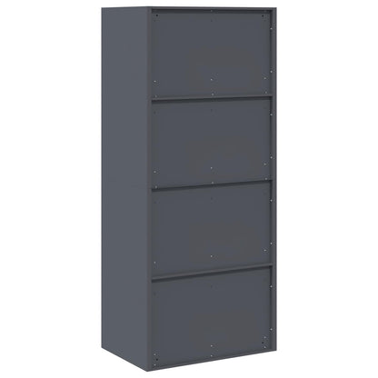 Storage Cabinet Anthracite 60 x 40 x 140 cm Steel