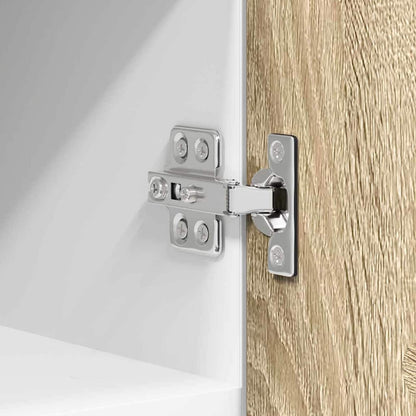 Hanging Cabinet Sonoma Oak and White 30 x 31 x 40 cm
