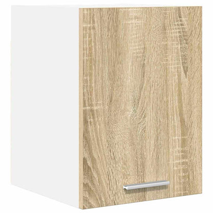 Hanging Cabinet Sonoma Oak and White 30 x 31 x 40 cm