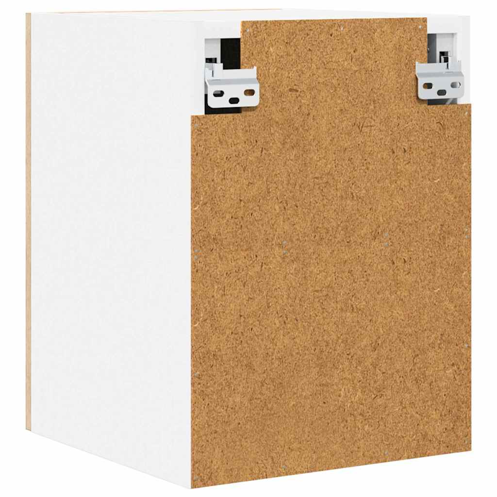 Hanging Cabinet Sonoma Oak and White 30 x 31 x 40 cm