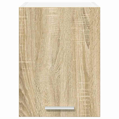 Hanging Cabinet Sonoma Oak and White 30 x 31 x 40 cm