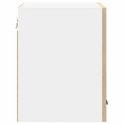 Hanging Cabinet Sonoma Oak and White 30 x 31 x 40 cm