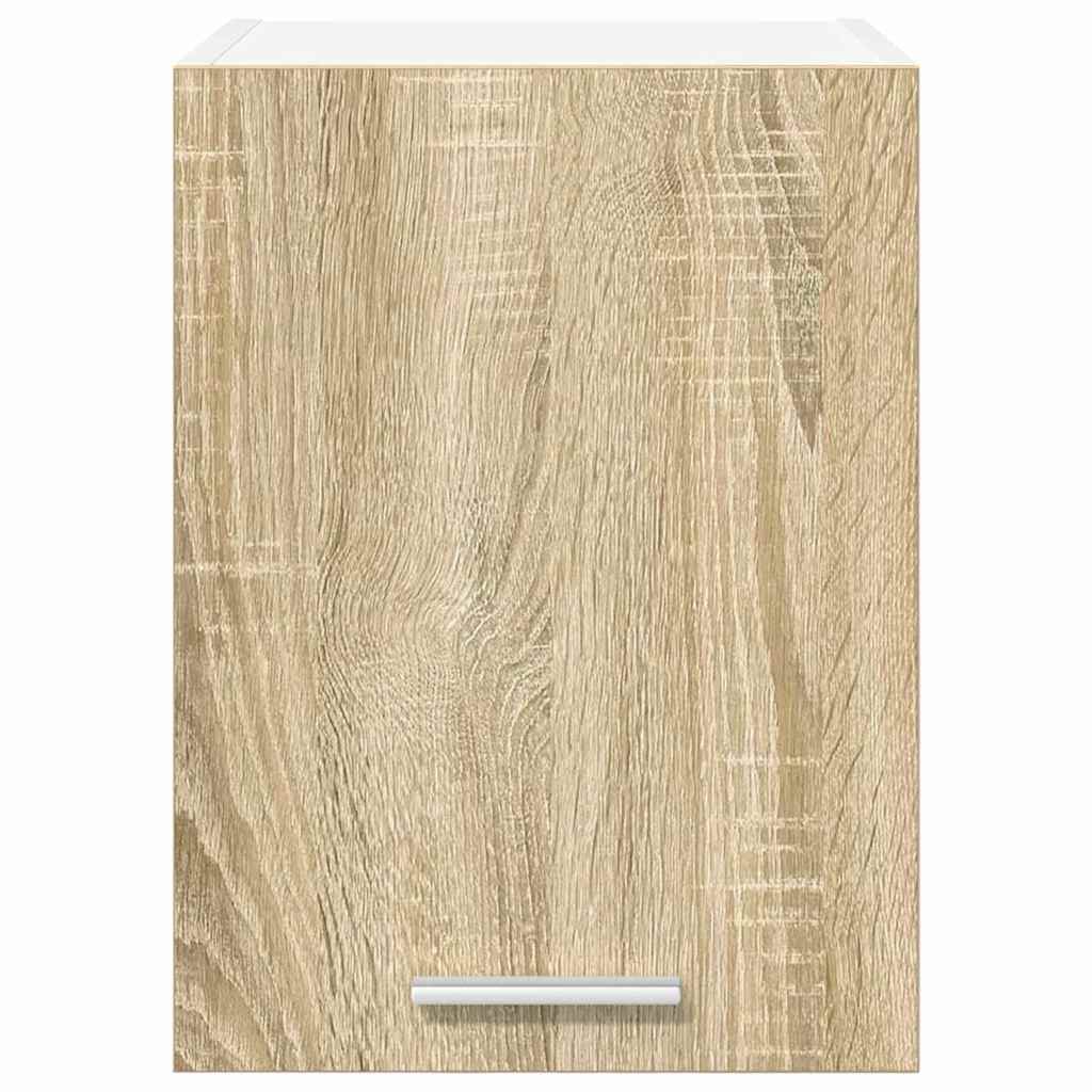 Hanging Cabinet Riga 2 pcs Sonoma Oak and White 30 x 31 x 40 cm
