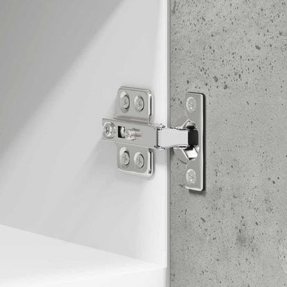 Hanging Cabinet Concrete Grey and White 30 x 31 x 40 cm