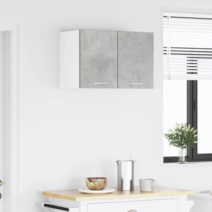 Hanging Cabinet Concrete Grey and White 30 x 31 x 40 cm